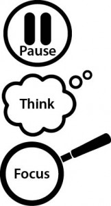 Pause think focus2
