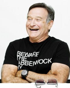 Robin Williams laughing 