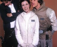 Star Wars - Mark Hamill (Luke Skywalker), Carrie Fisher (Princess Leia), Harrison Ford (Han Solo)