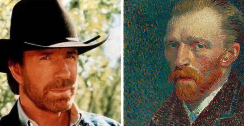 Chuck Norris and Vincent Van Gogh