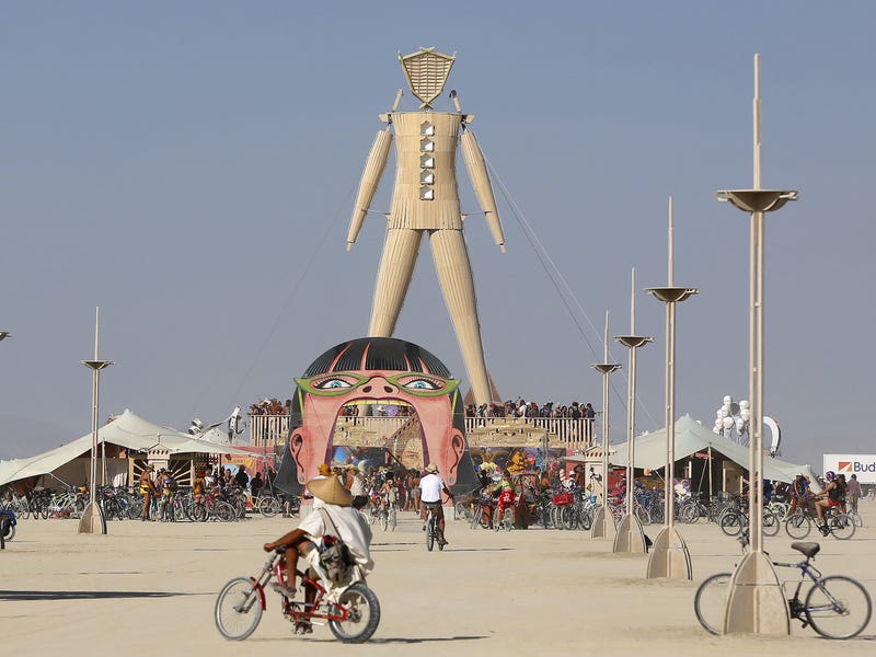 Like other tech CEOs, Chesky has reportedly attended "Burning Man," the wild nine-day arts event in the Nevada desert that's frequented by celebrities and tech moguls.