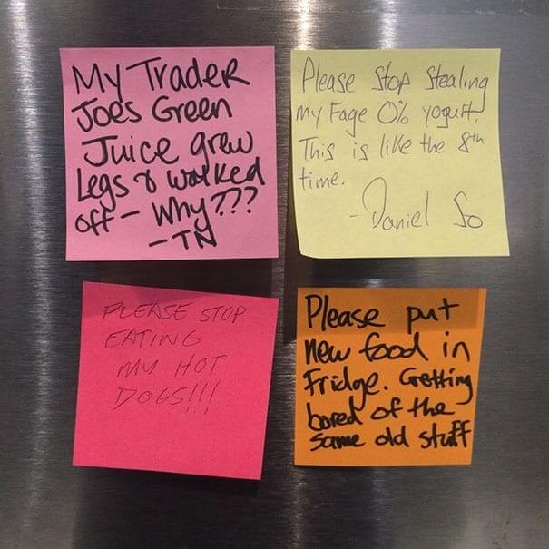 014 Hilarious Passive Aggressive Notes So Funny You Can't Even Get Mad At Them