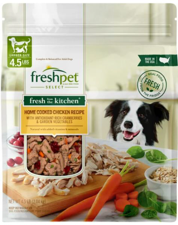 Freshpet recalls dog food over potential salmonella contamination